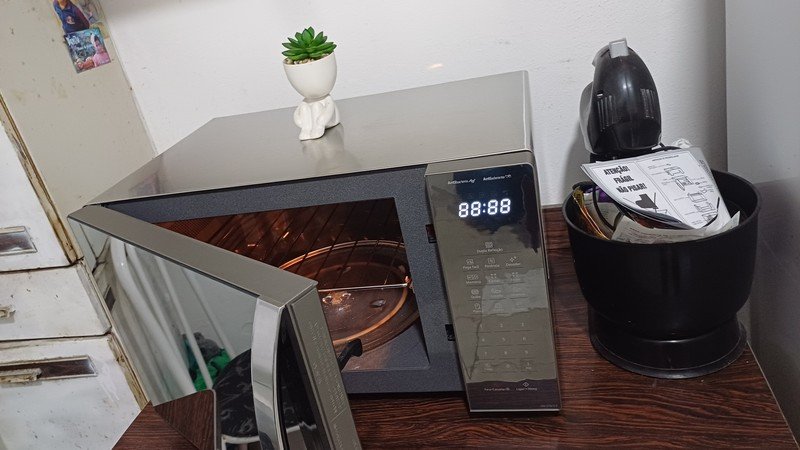 ケノン　Panasonic 5.1 Microondas Panasonic Tecnologia Antibactéria AG 34L Inox