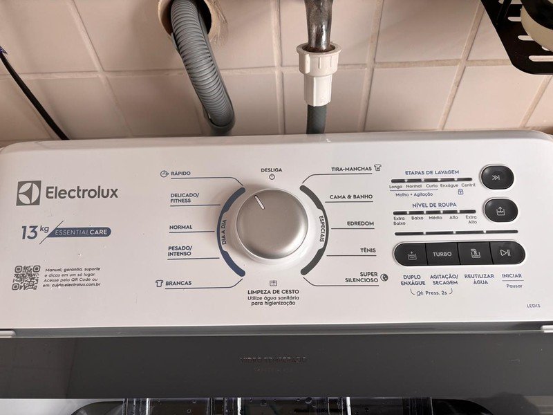 luxページ Máquina de Lavar Electrolux 13kg Branca Essential Care com Cesto