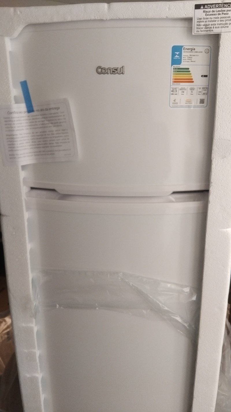 Refrigerador Consul Duplex 334 Litros Cycle Defrost CRD37