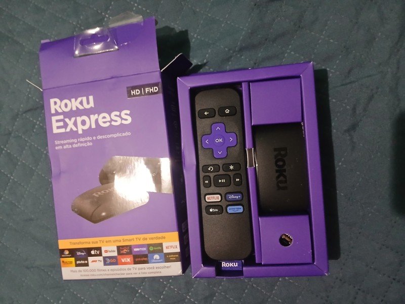 Roku Express Dispositivo Streaming Player, Full HD, Conversor