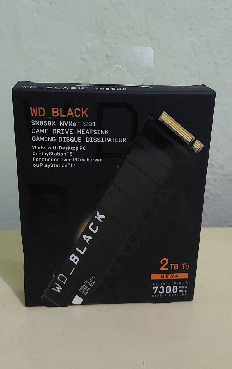 SSD SanDisk SN850X, 2TB, NVMe, Heatsink, M.2 2280 PCIe GEN4X4