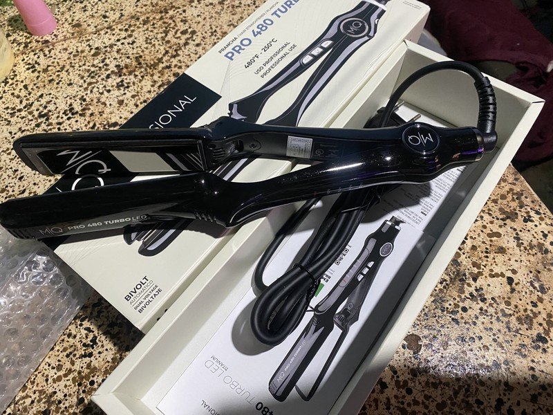 Prancha Mq Pro 480 Turbo Led Titanium Bivolt - Chapinha / Prancha