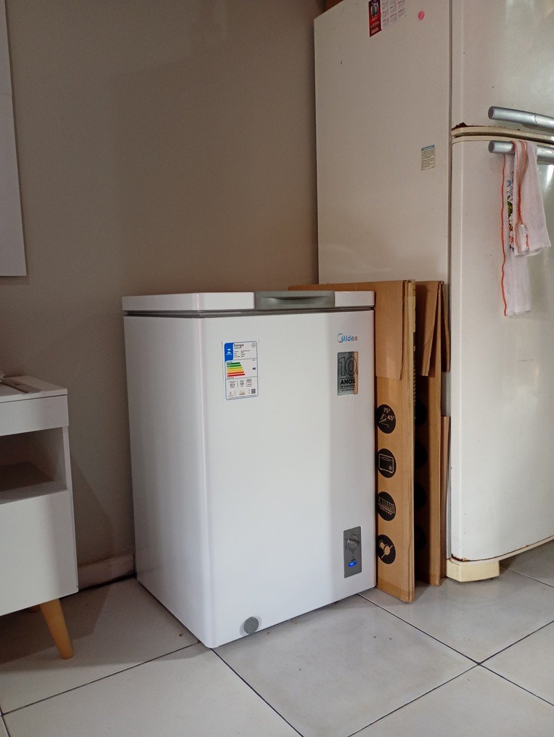 Freezer Industrial Horizontal 1 Porta Midea 100L CFA10B1 - Freezer