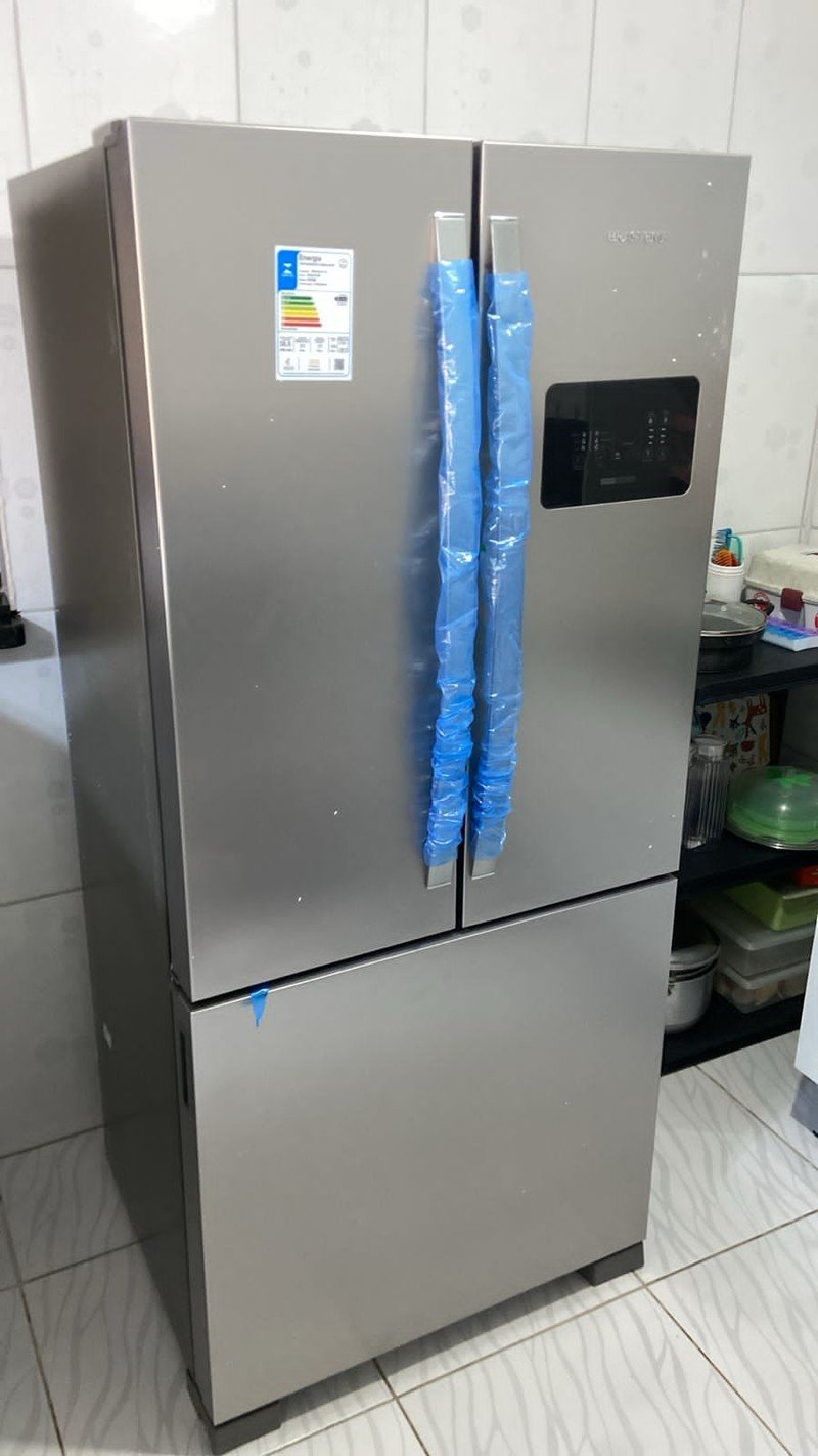 Geladeira Brastemp Frost Free French Door A+++ 554 Litros Cor Inox