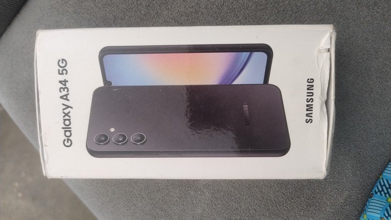Smartphone Samsung Galaxy A34 128GB Preto 5G Octa-Core 6GB RAM 6,6