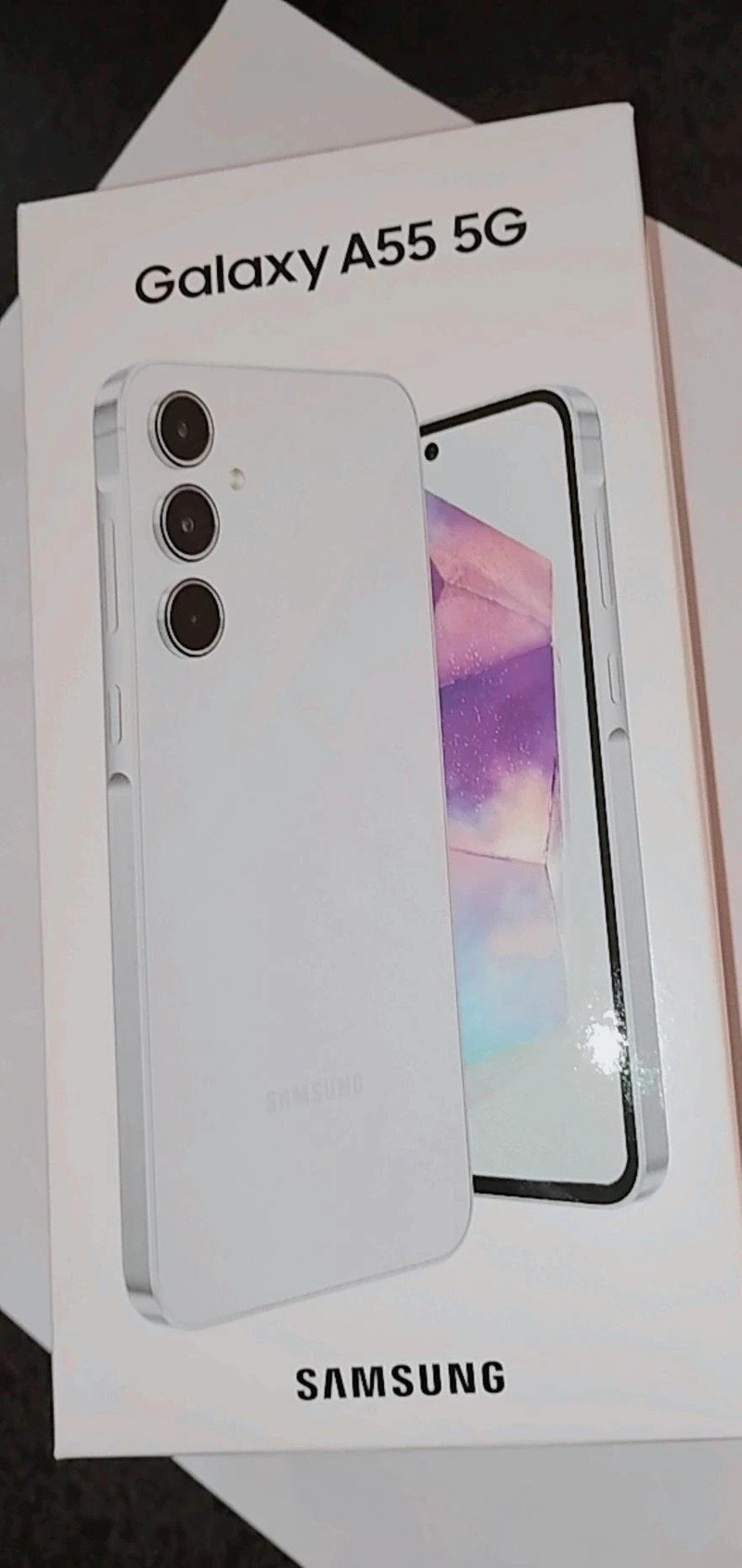Usado: Samsung Galaxy A55 5G 256GB Azul Claro - Muito Bom - Galaxy