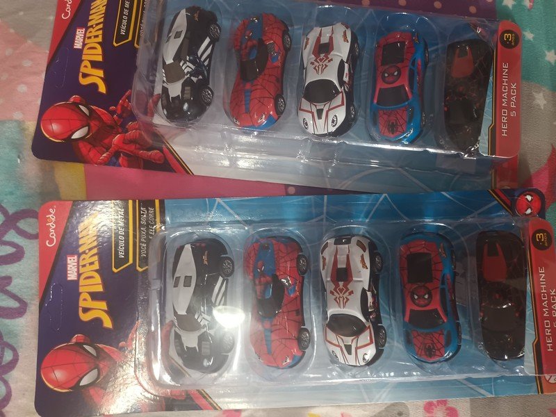 Kit Carrinhos Marvel Avengers Hero Machine - Candide 5 Peças