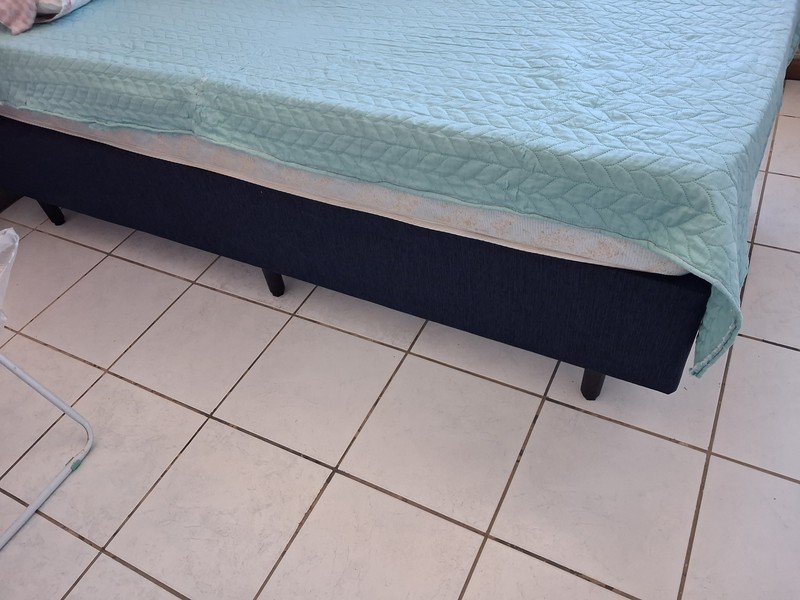 Base Cama Box Casal Plumatex Colchões 37x138x188cm Alfa Maxx