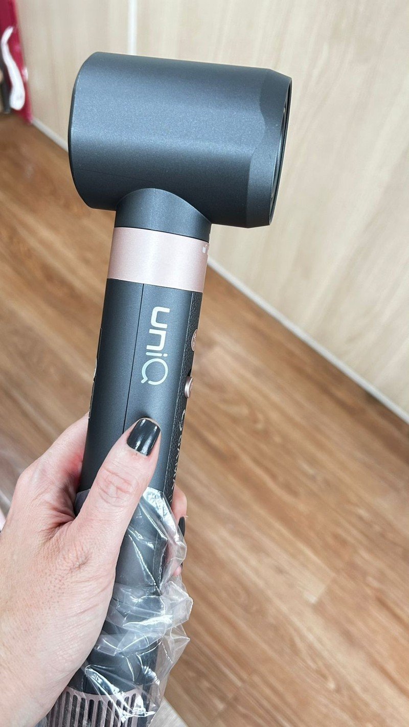 Secador e Modelador de Cabelo 4 em 1 GAMA Italy Uniq Aura - Escova