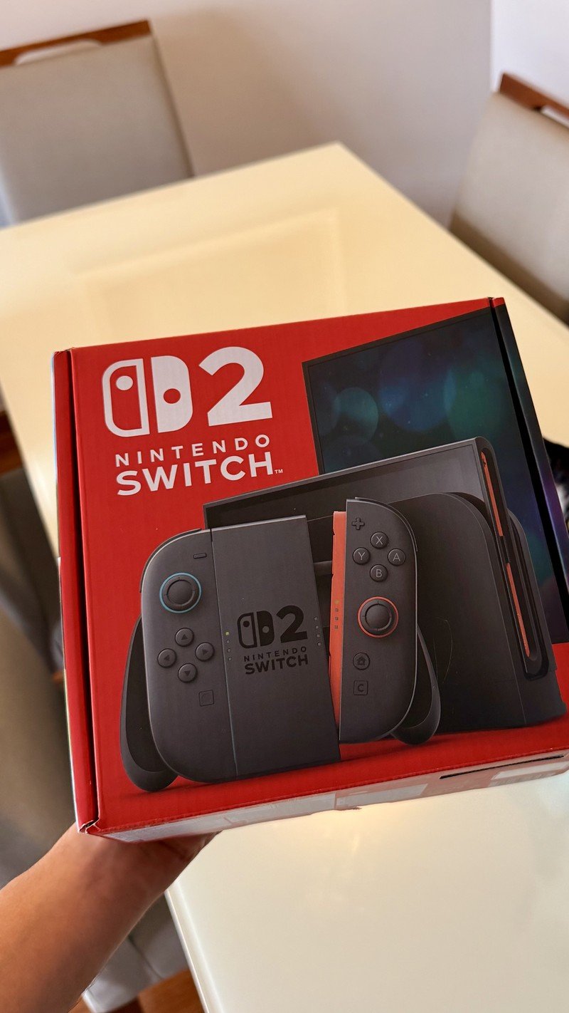 Nintendo Switch 2 2025 256GB Joy-Con Preto e Vermelho Nintendo
