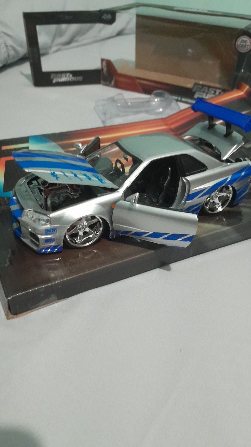 Nissan Skyline GT-R R34 Velozes e Furiosos 5 1/24 Jada JAD97158