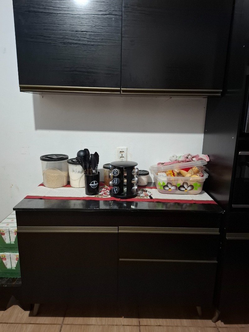 Armário de Cozinha Compacta 4 peças ML3868 Veneza Multimóveis